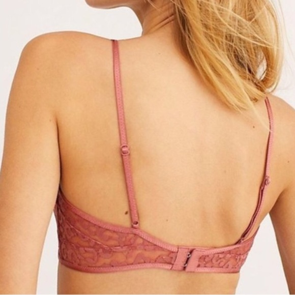 Free People Toni Bralette in Pink NWT - Picture 3 of 6